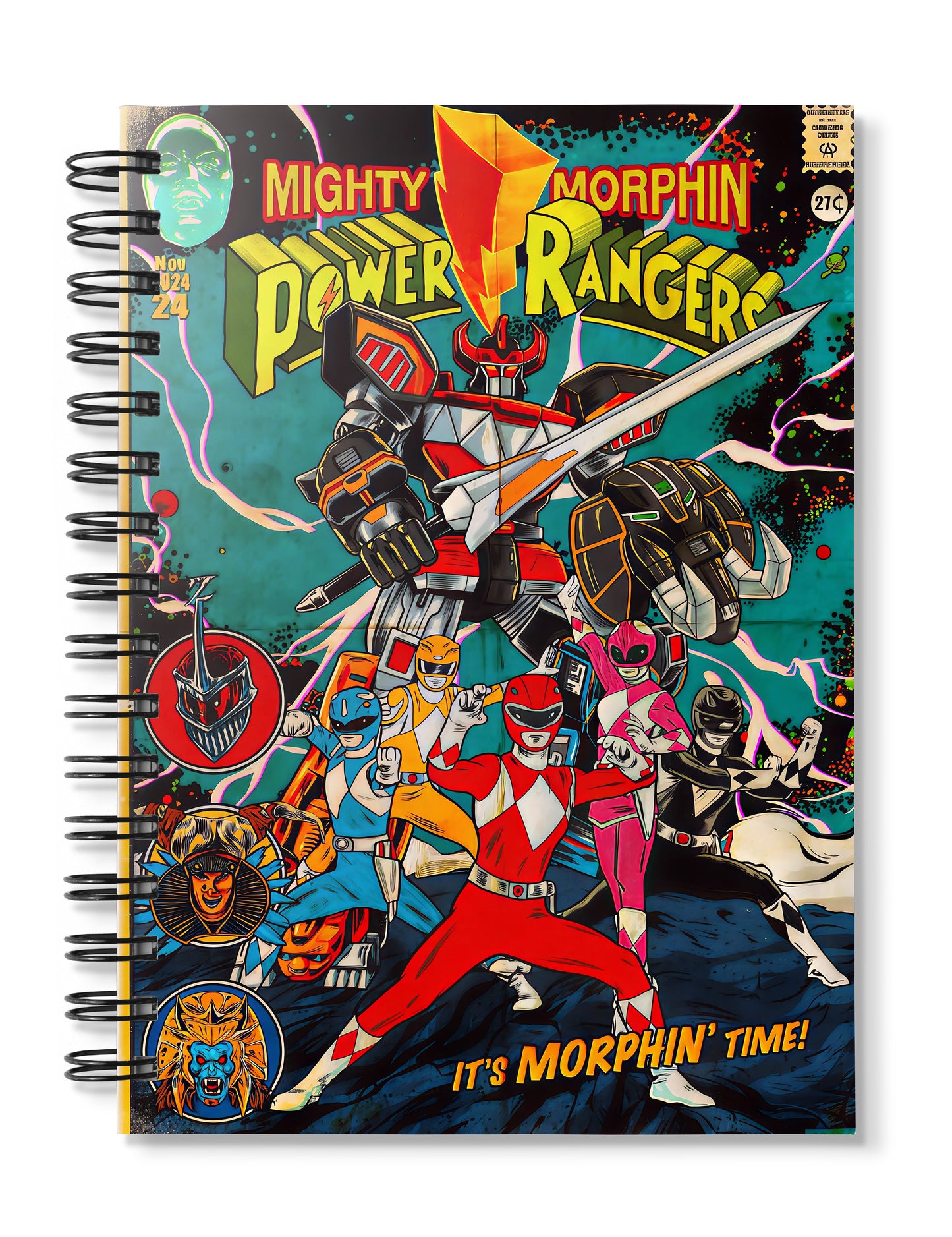 Power Rangers Notebook