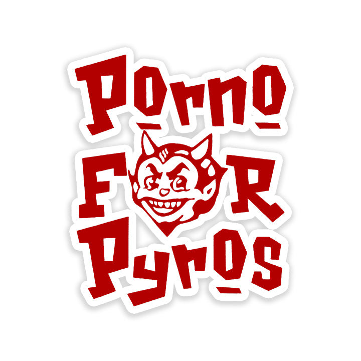 Porno for pyros Band Sticker