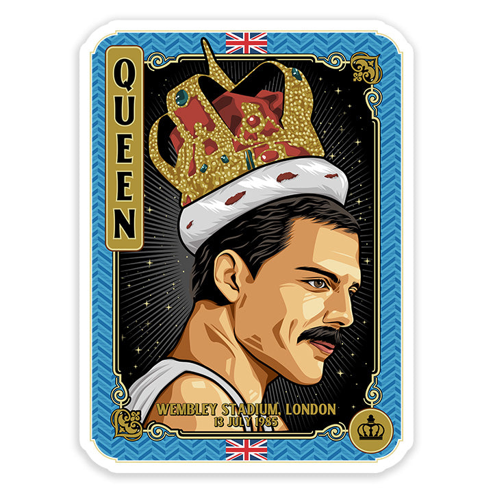 Queen freddie mercury Sticker
