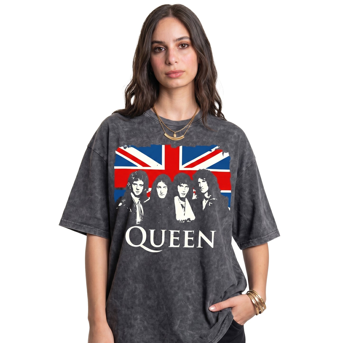 Queen Washed Oversized Tee's