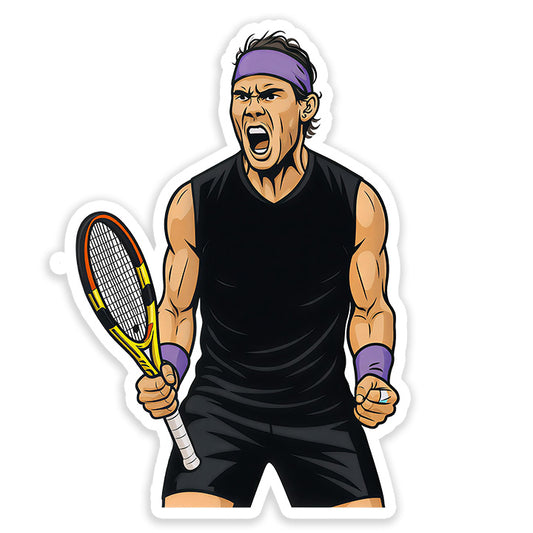 Rafael Nadal tennis Sticker