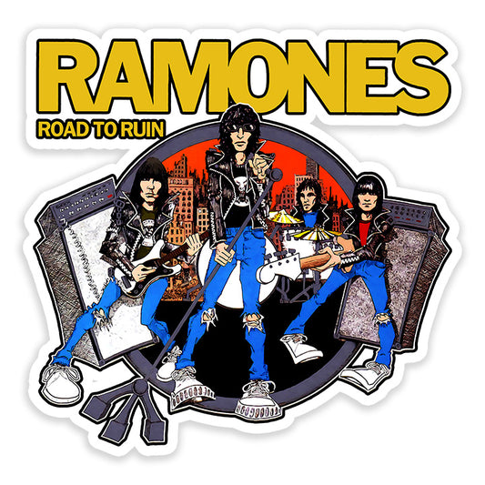 Ramones Road to run Sticker