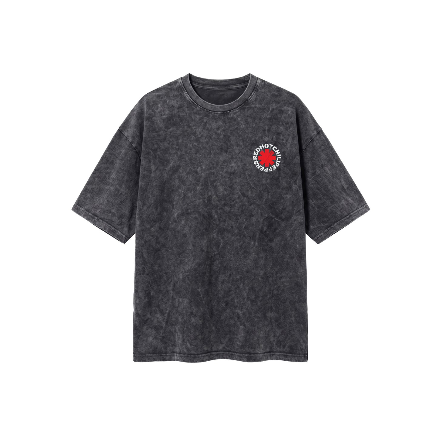 Red Hot Chili Peppers Grey Washed Oversized Tee's