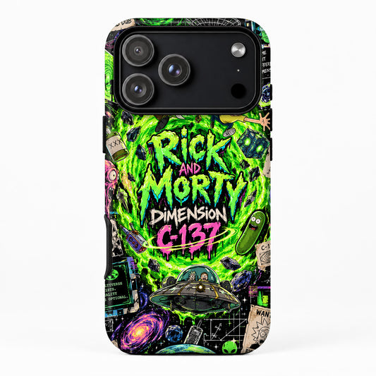 Rick & Morty Hard Phone Case