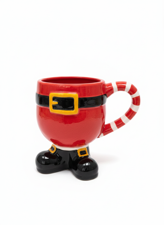 Santa Half legs Mug