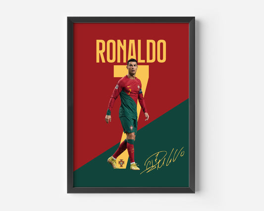 Cristiano Ronaldo Portugal Poster