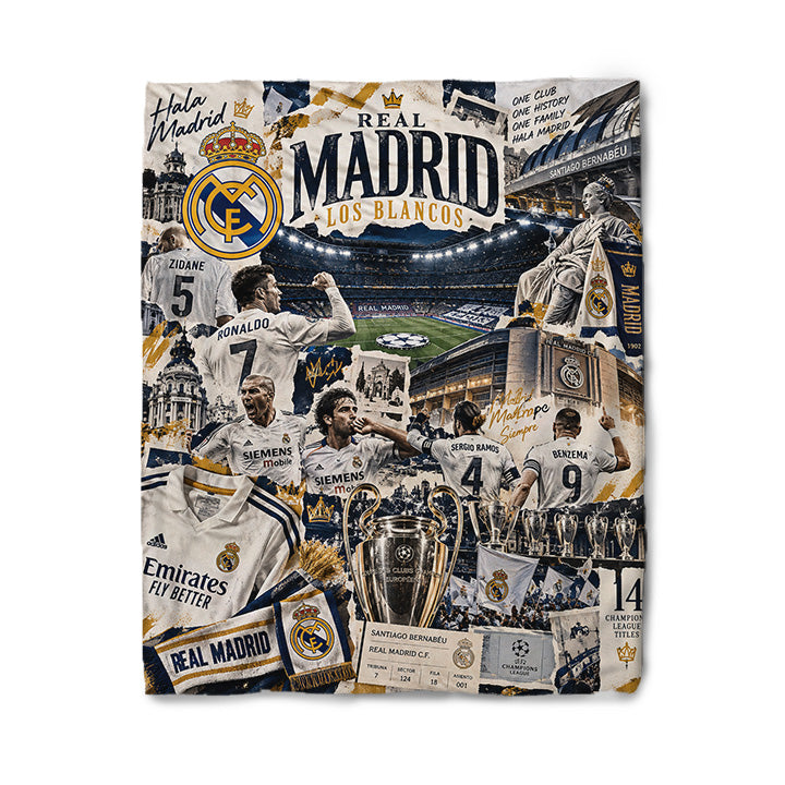 Real Madrid blanket