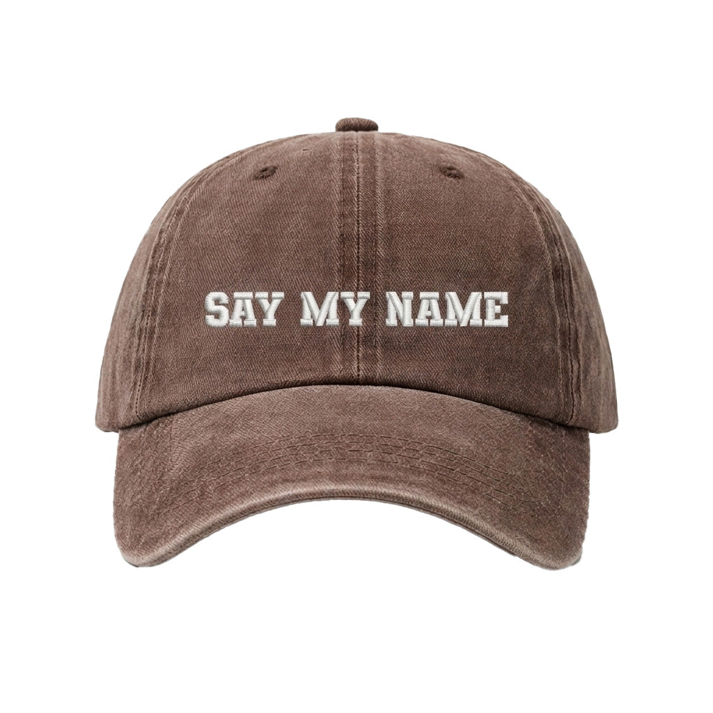 Say My Name Washed Cap