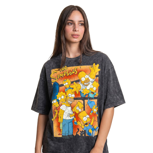 Simpsons Washed Oversized Tee's