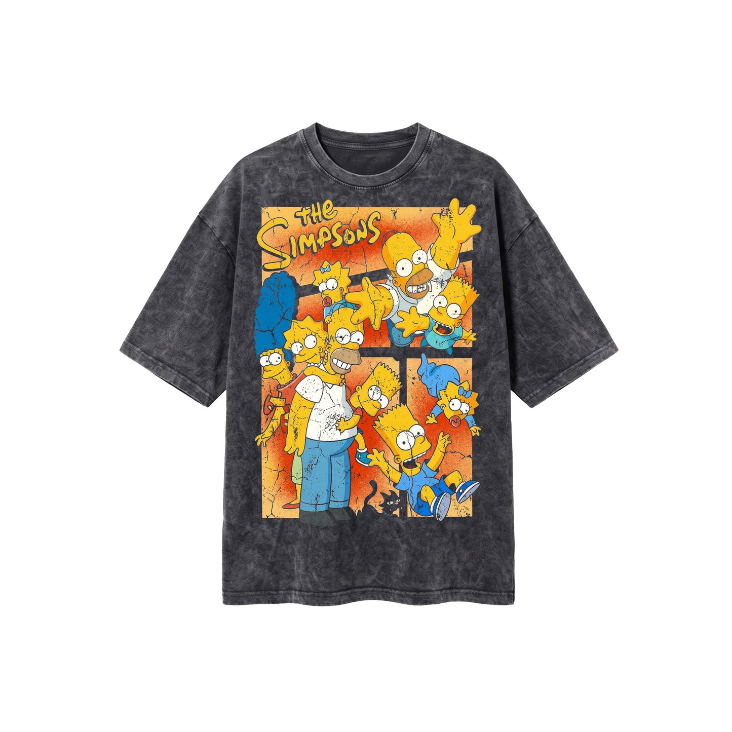 Simpsons Washed Oversized Tee's