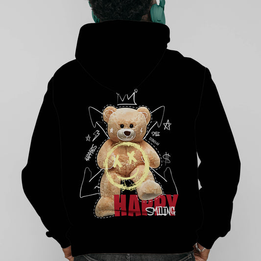 Smiling Bear Hoodie Relaxed Fit