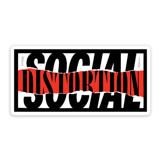 social distortion Band sticker