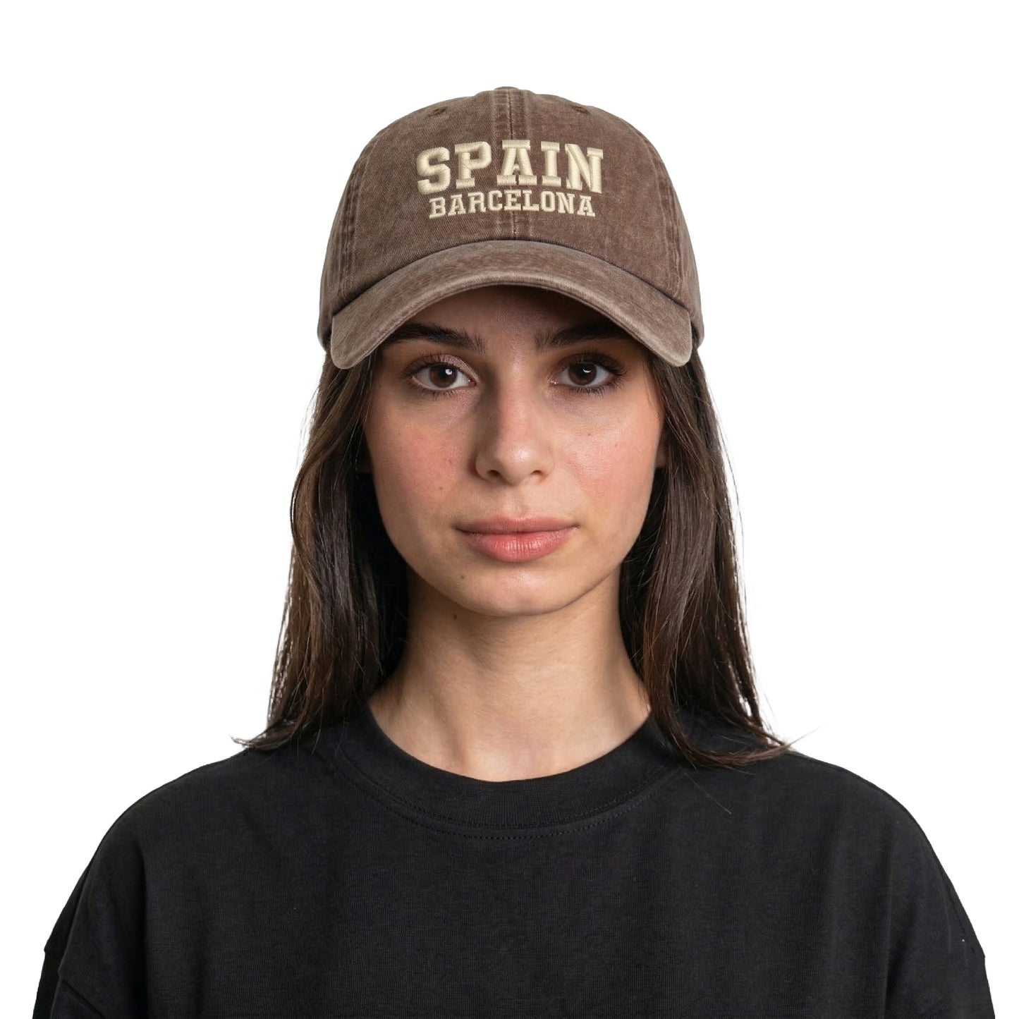 Spain Barcelona Washed Cap