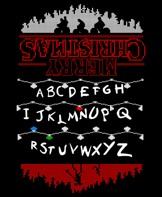 Stranger Things Christmas edition Blanket