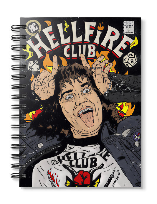 HellFire club stranger thing Notebook