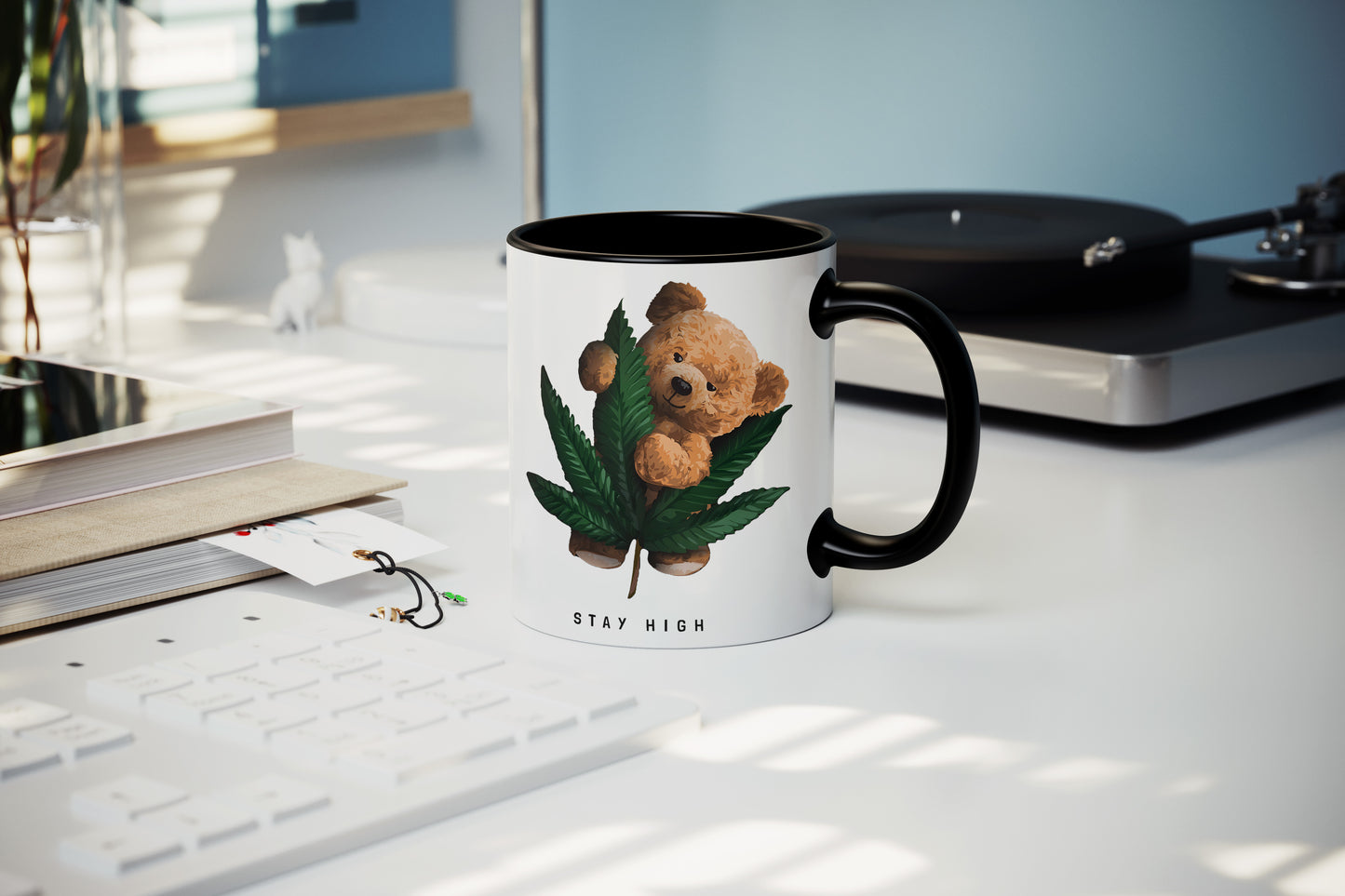 dank n drip stay high bear mug 