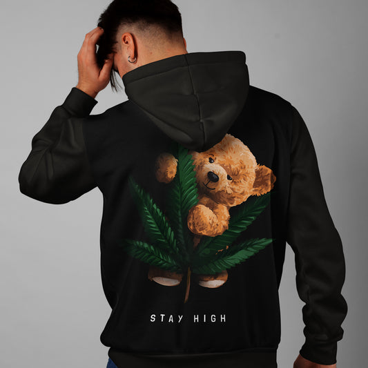 Stay High Bear relaxed fit Hoodie