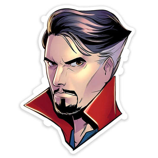 Dr strange face marvel Sticker