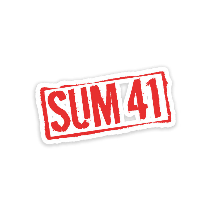 sum 41 Band sticker