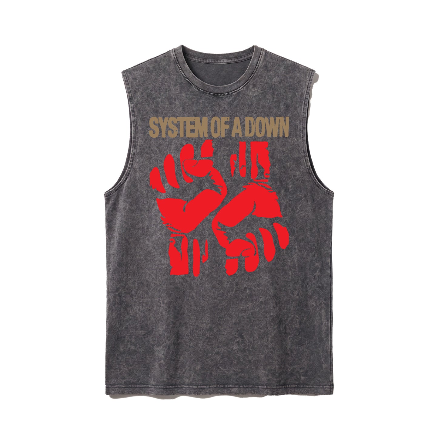 System of down Washed Tank Top
