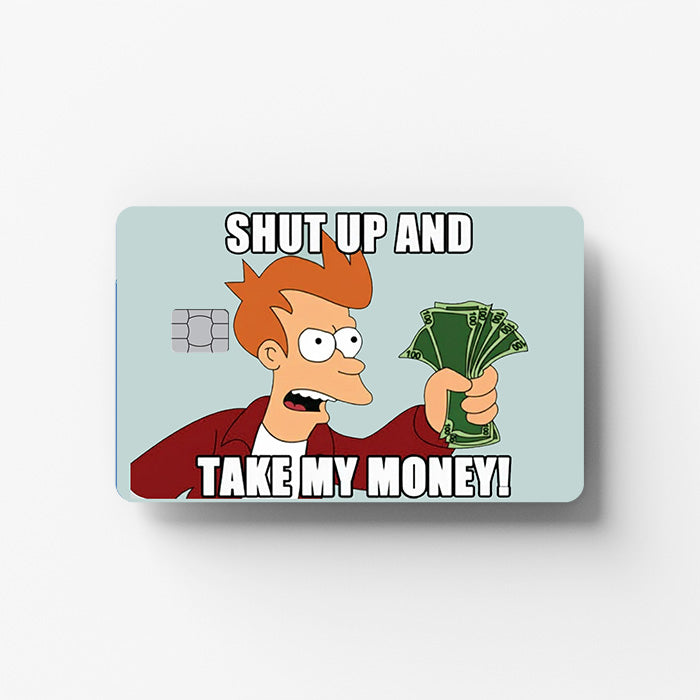 Shut Up Card Sticker