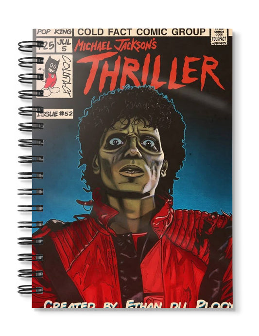Michael Jackson Thriller comic Notebook