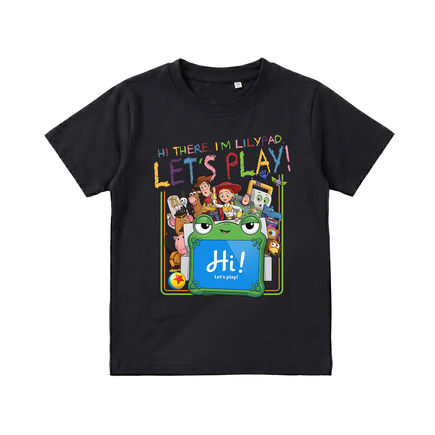 Toy Story Black Kids Tee's