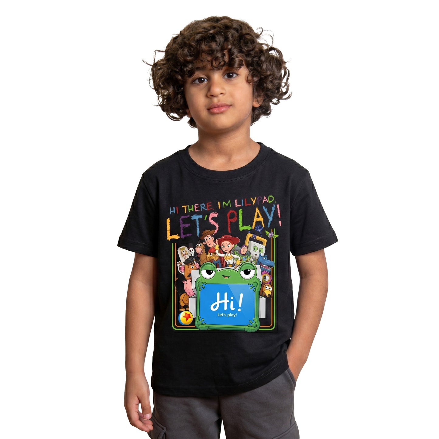 Toy Story Black Kids Tee's