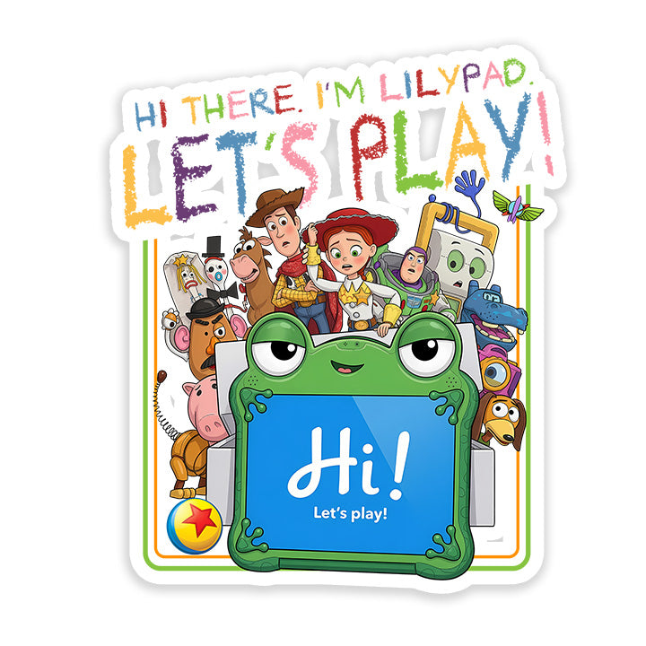 Toy Story Lets Play Sticker