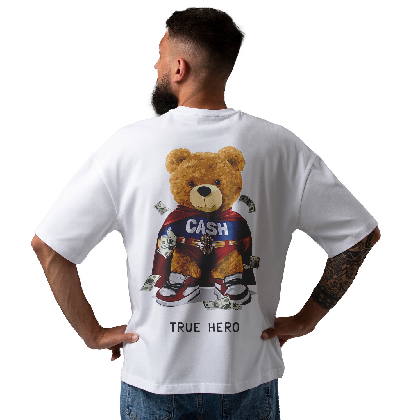 True Hero Bear Oversized Tee's