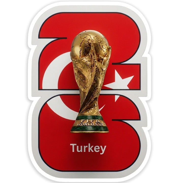 Turkey WC 2026 Sticker