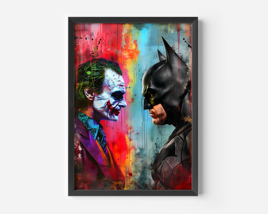 Batman Vs Joker Body Poster