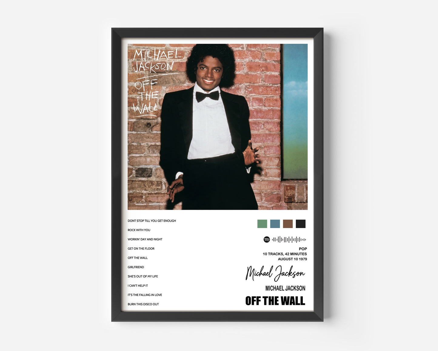 Michael Jackson Off the Wall Poster