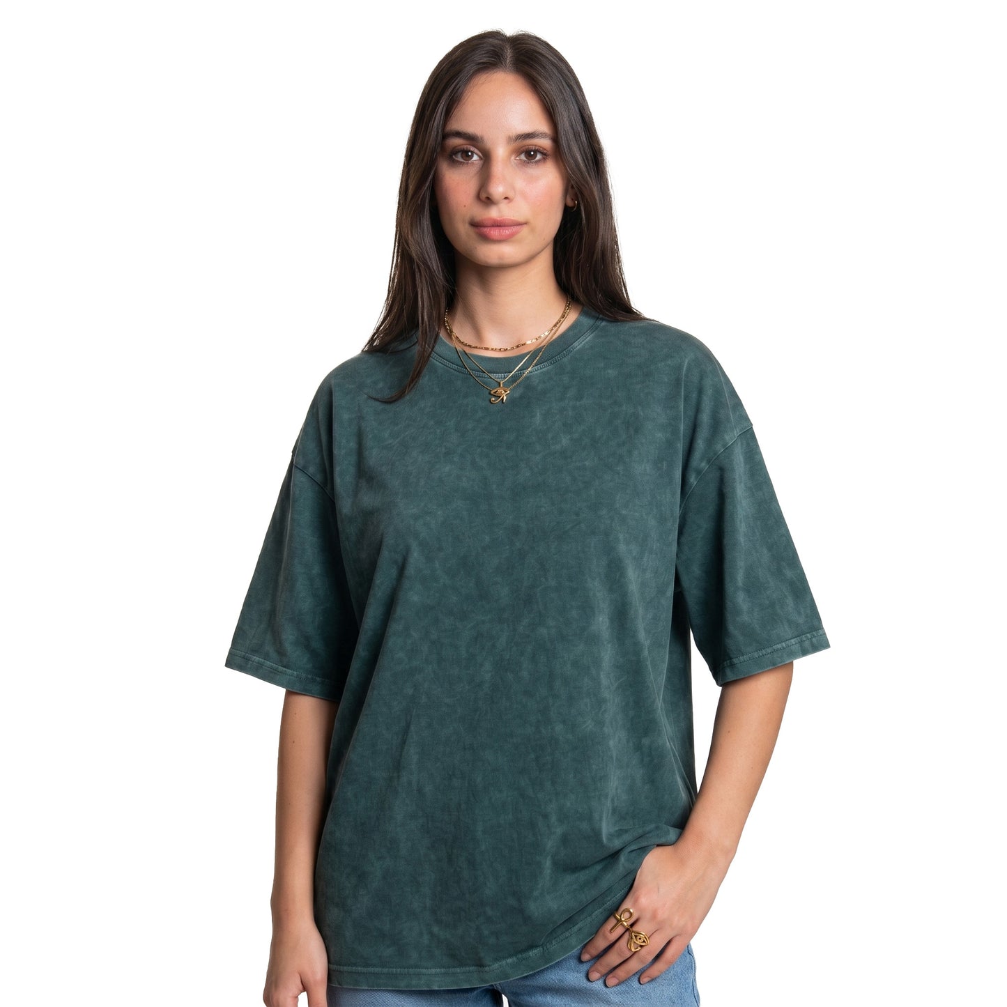 Washed Oversized Tee's Basic