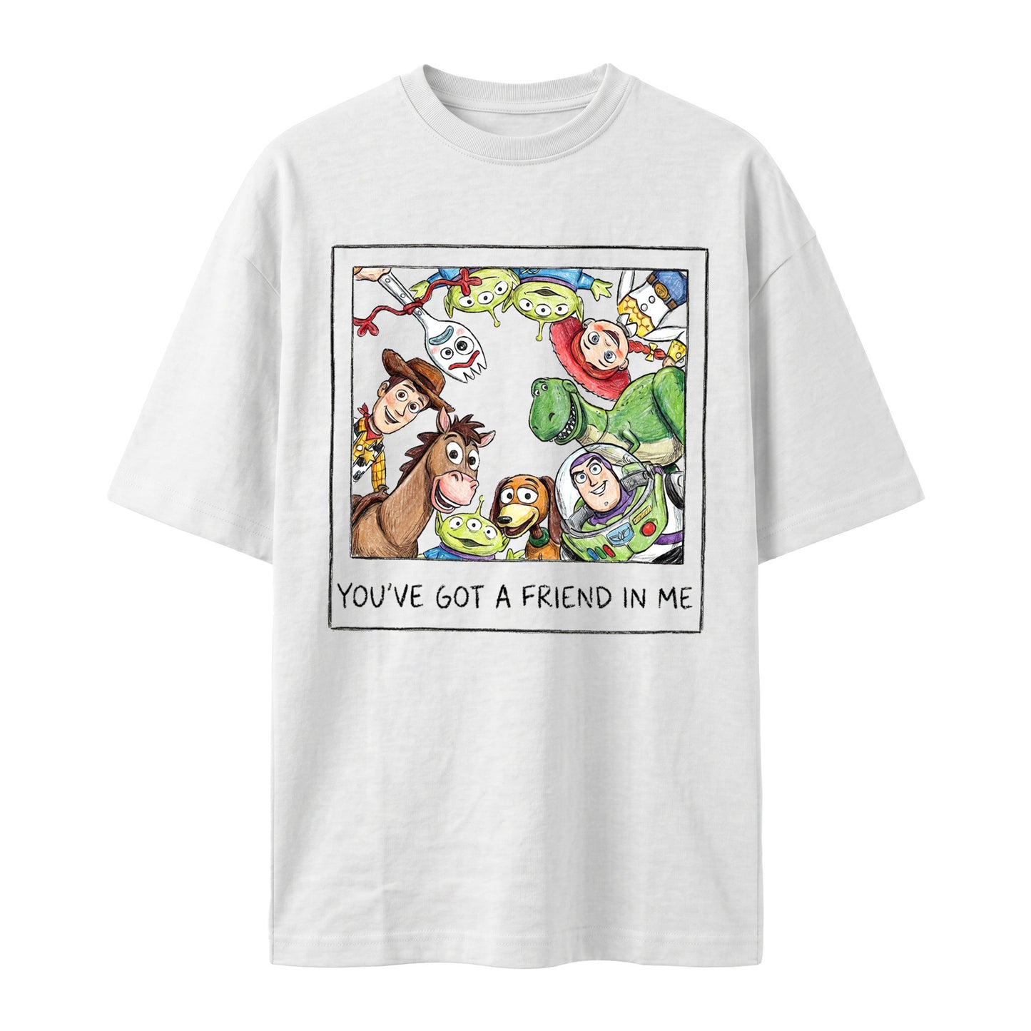 Toy Story got Friend on me Oversized Tee's