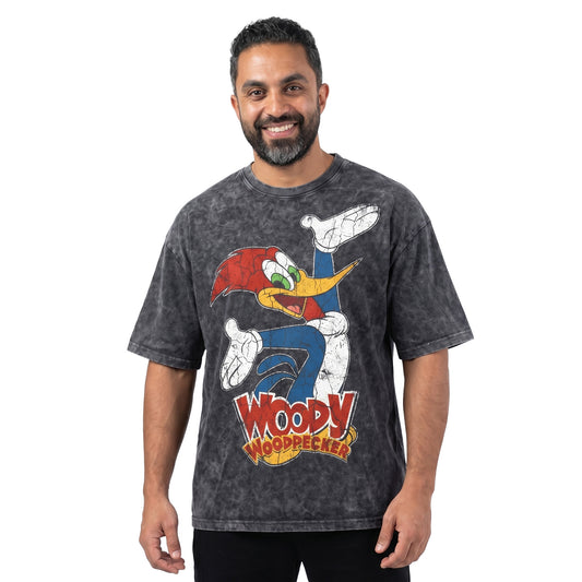 Woody Woodpecker Washed Oversized Tee's