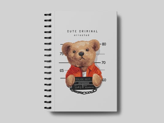 Arrested bear Notebook