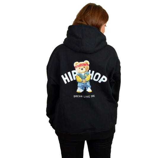 Hip Hop Bear Hoodie Oversized