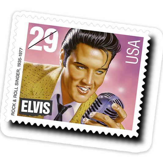 Elvis Stamp Sticker