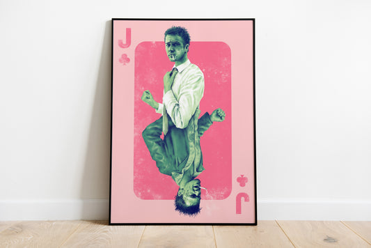 Fight Club Pink Poster