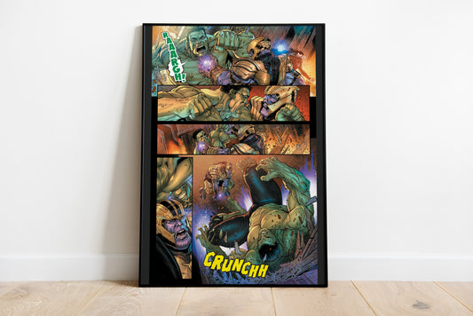 Hulk & Thanos Poster