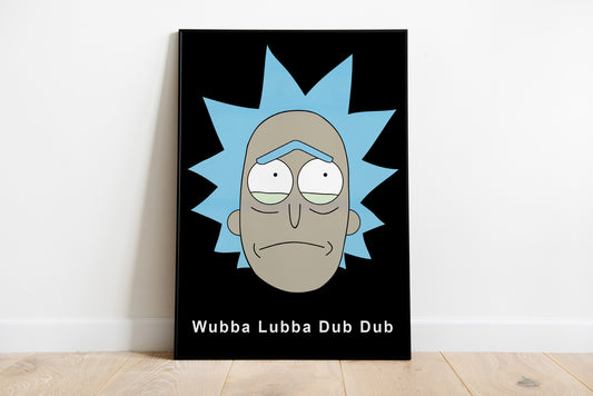 Rick & Morty Wubba Lubba Poster