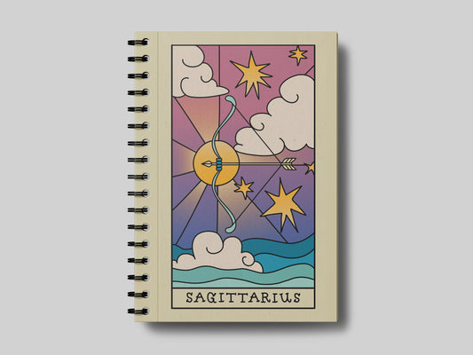 Sagittarius Tarot Notebook