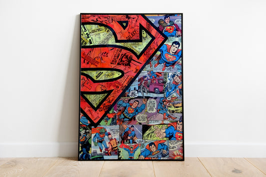 Superman Comic Poster
