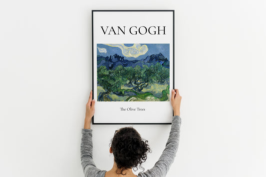 Olive Trees with the Alpilles Van Gogh  Poster