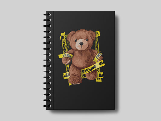 Warning Bear Note Book A5