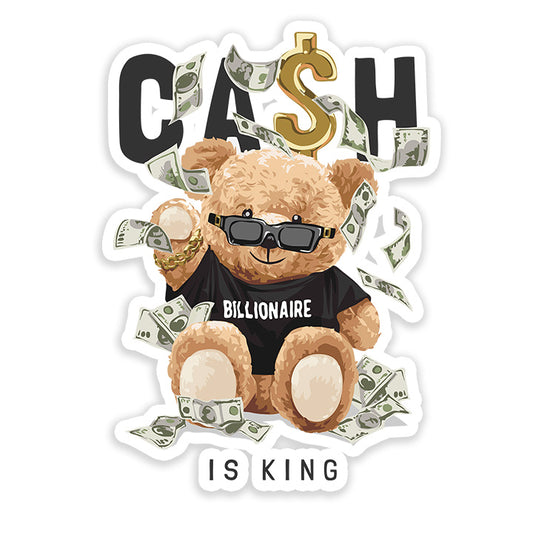 Cash Bear Sticker