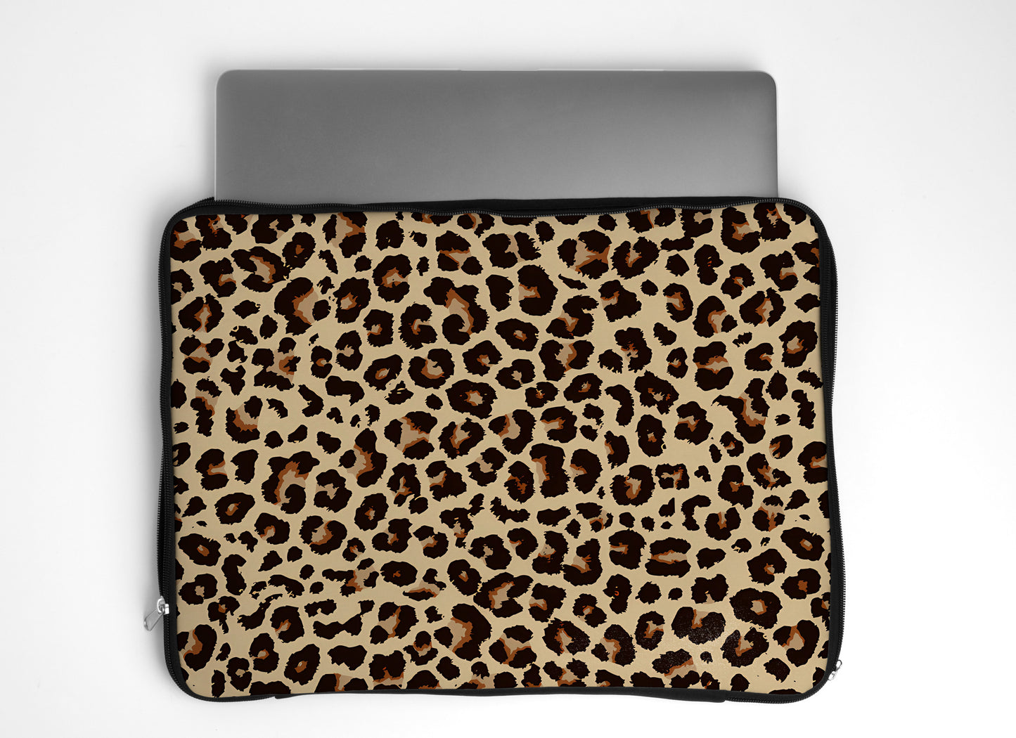 dank n drip leopard print laptop sleeve 