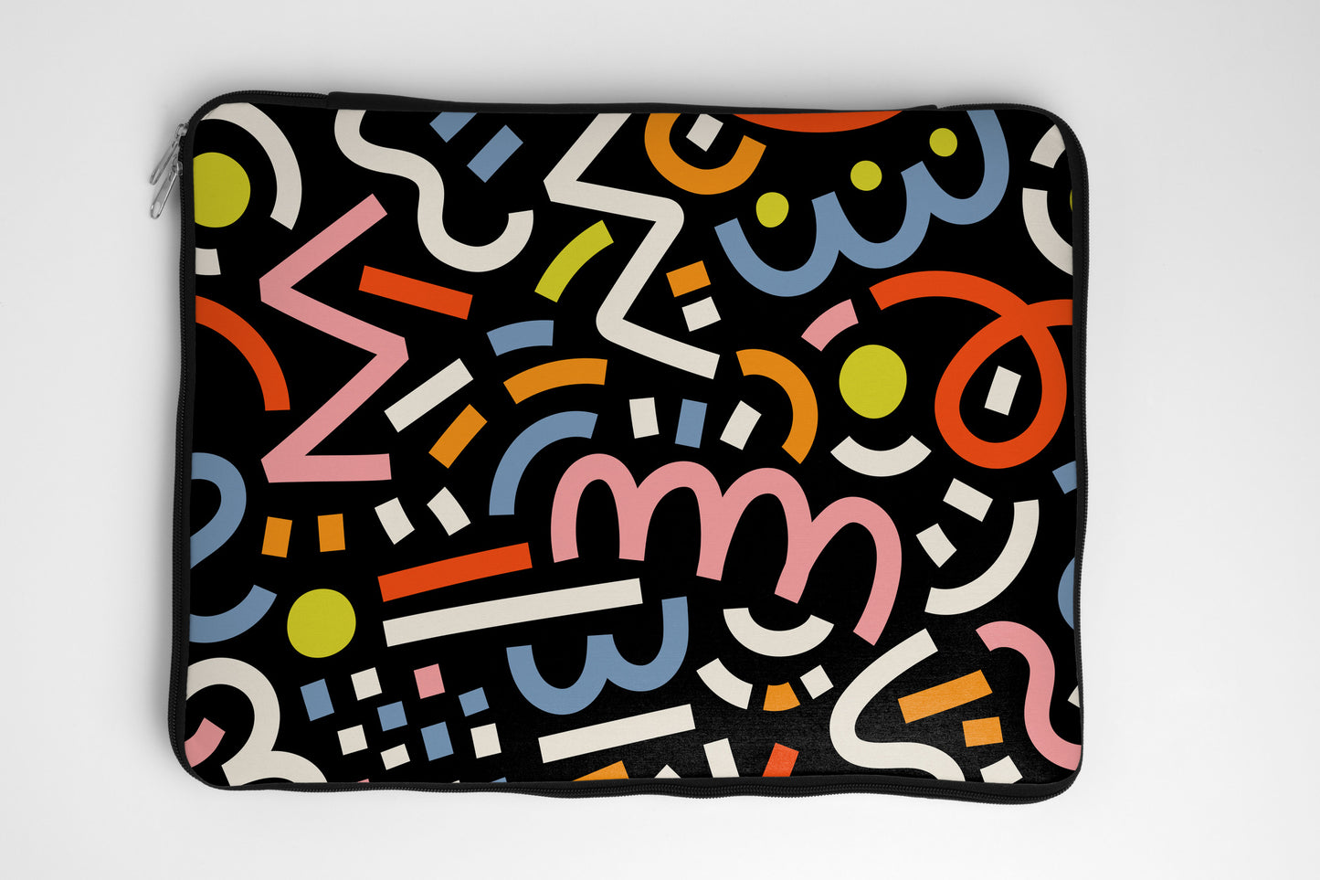 dank n drip 90s memphis laptop sleeve 