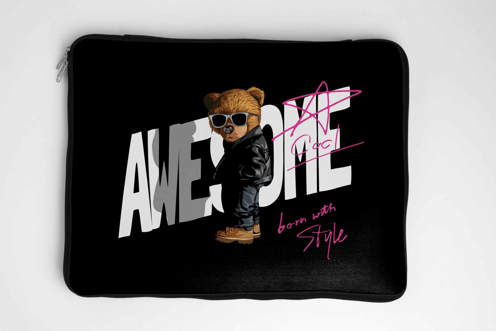 Awesome Bear Laptop sleeve Dank N Drip